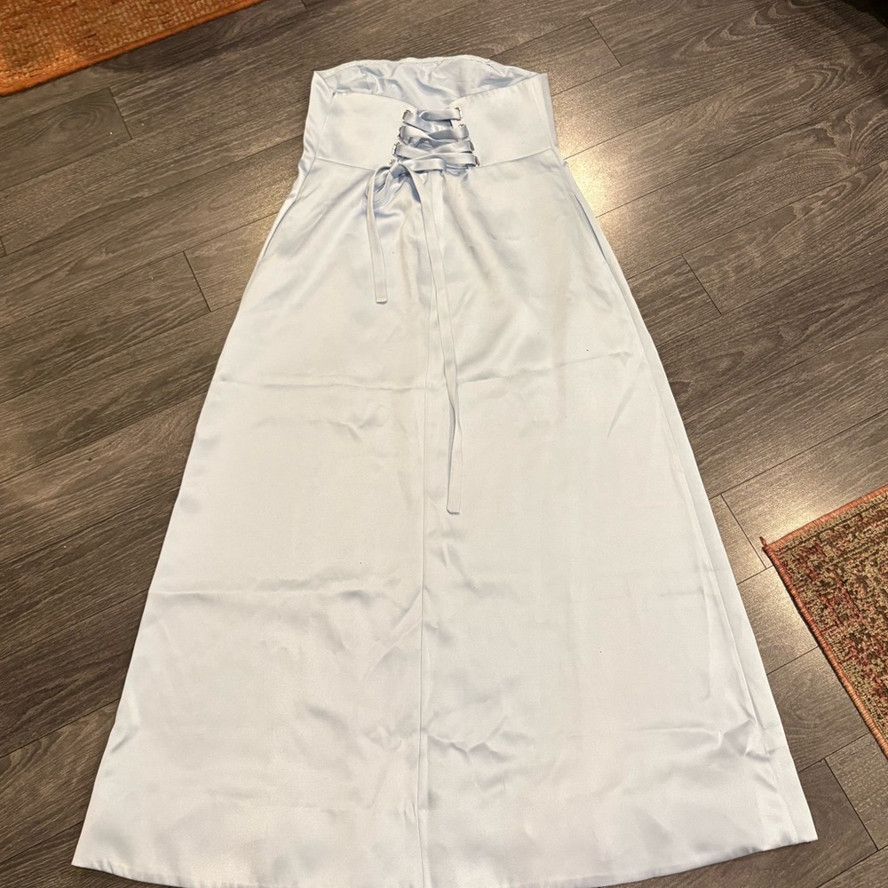 NWT Mare Mare Piper Strapless Fit & Flare Maxi Dress - Picture 5 of 9
